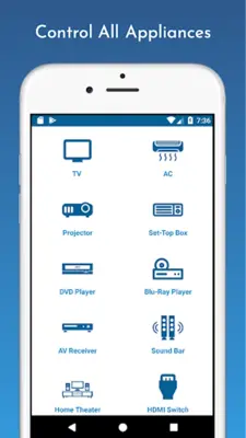 Universal Remote Control android App screenshot 5